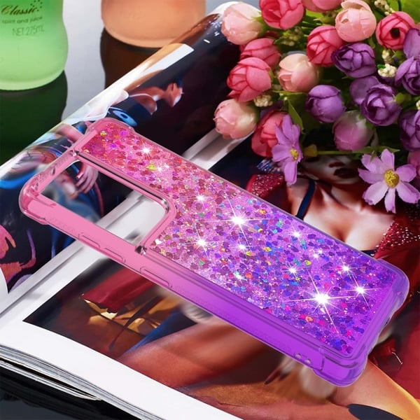 Princess Samsung Galaxy S21 Ultra Deksel - Rosa / Lilla