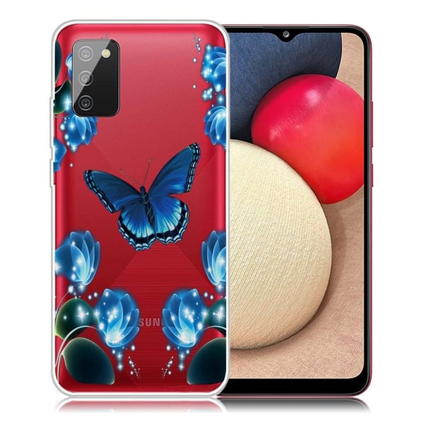 Deco Samsung Galaxy A02s Etui - Sommerfugl