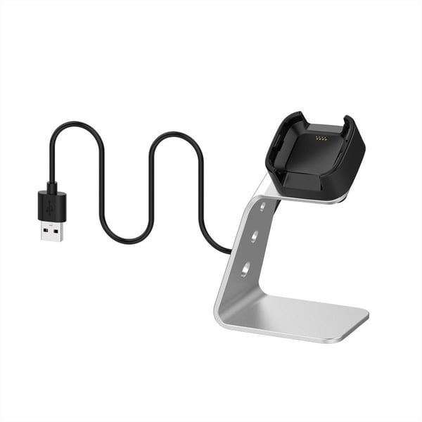 Fitbit Versa 2 ladestasjon - Sølv