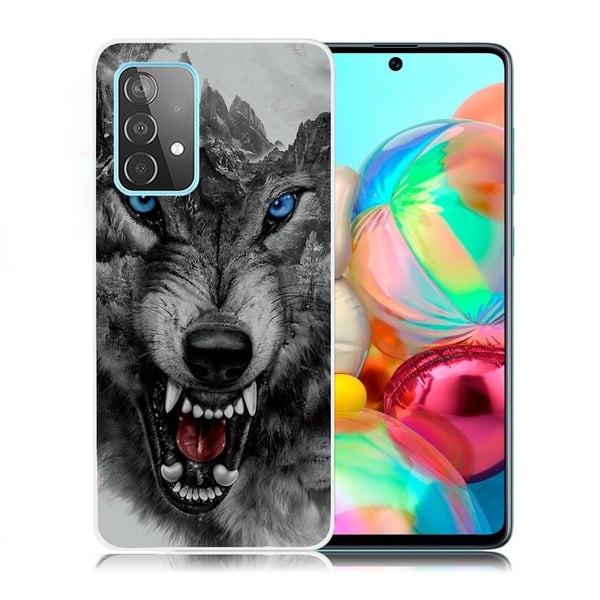 Deco Samsung Galaxy A72 5G Etui - Scary Ulv