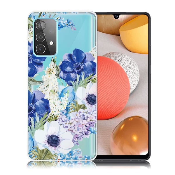 Deco Samsung Galaxy A52 5G etui - blomster