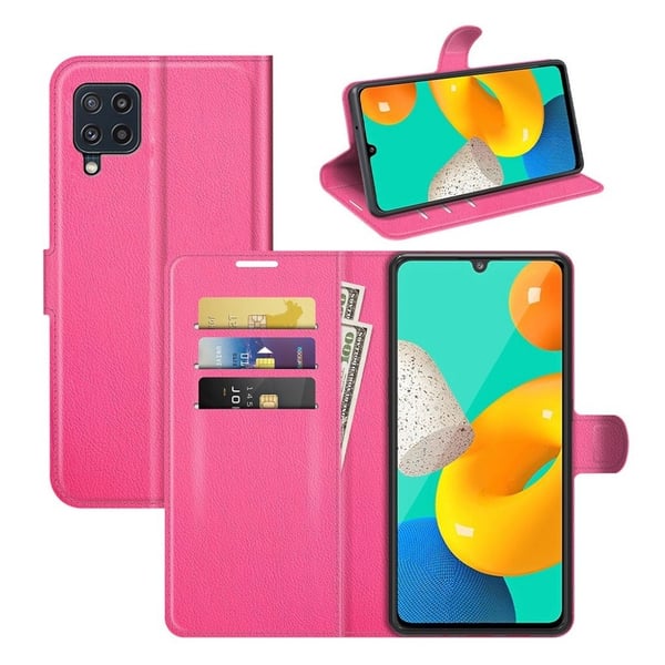 Classic Samsung Galaxy M32 flip etui - Rose