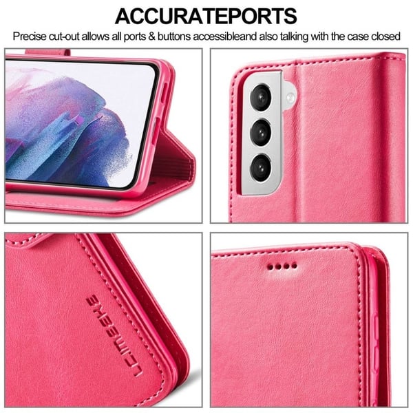 LC.Imeeke Samsung Galaxy S21 Plus Flippetui - Rose
