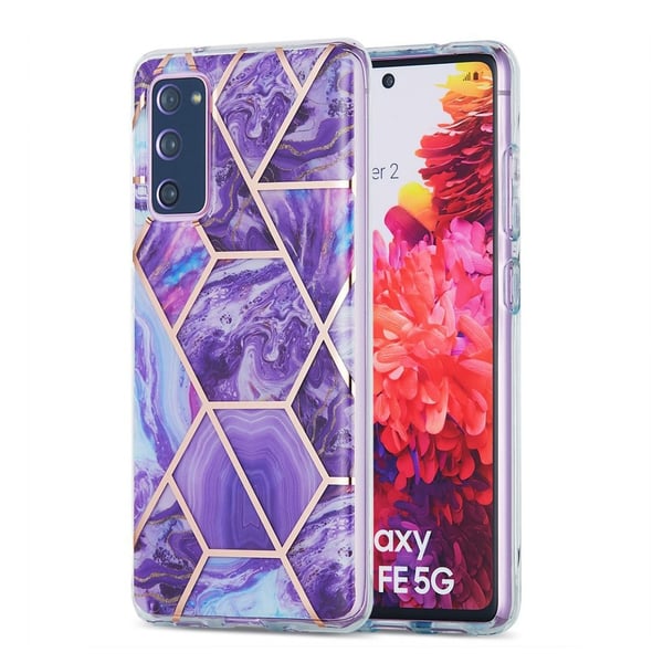 Marble Samsung Galaxy S20 FE 5G / S20 Fe Etui - Lilla