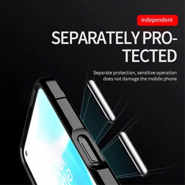 Rugged Shield OnePlus Nord N200 5G deksel - Svart