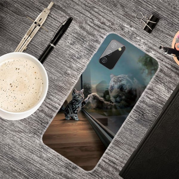 Deco Samsung Galaxy A02s Etui - Katt og Tiger