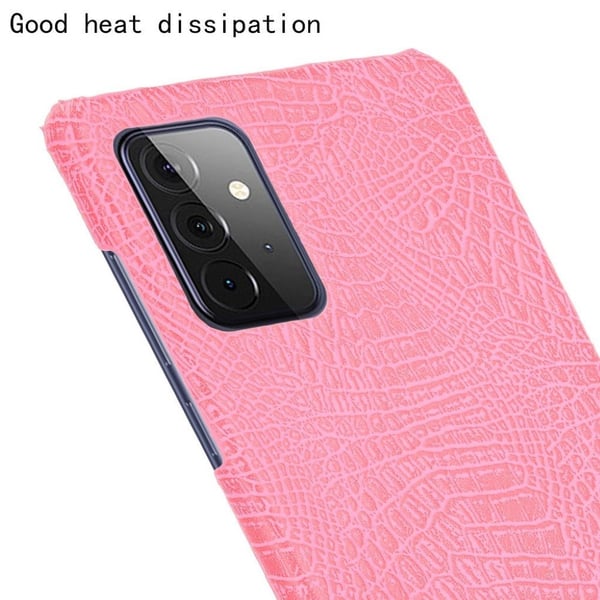 Croco Etui Samsung Galaxy A72 5G - Rosa