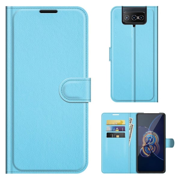 Classic Asus Zenfone 8 Flip flip etui - Blå