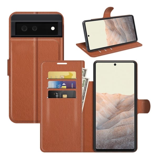 Classic Google Pixel 6 fodral - Brun