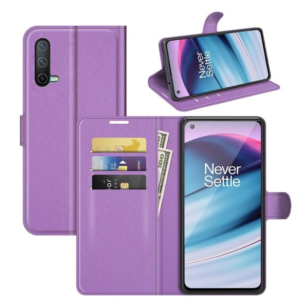 Classic OnePlus Nord CE 5G flip etui - Lilla