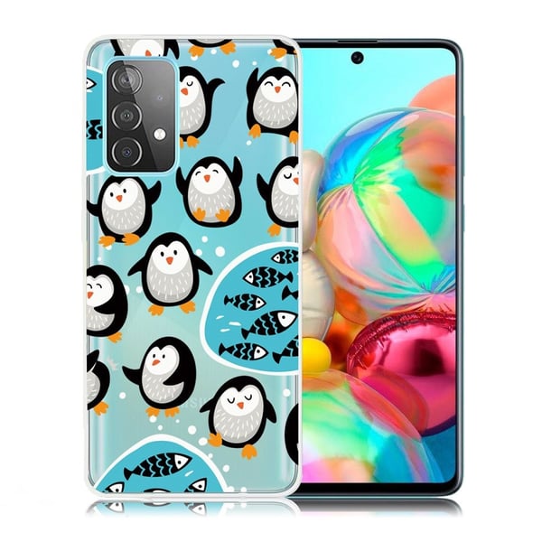 Deco Samsung Galaxy A72 5G Etui - Pingvin