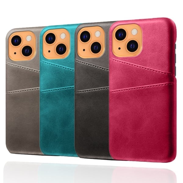 Dual Card iPhone 13 cover - Grøn