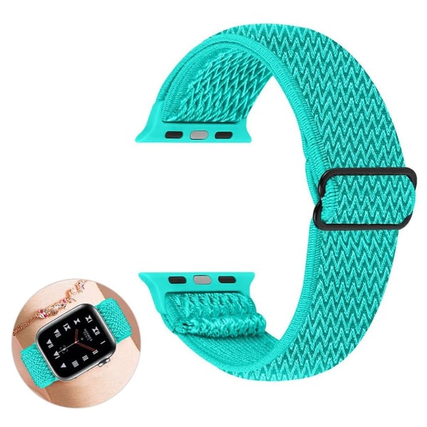 Apple Watch 42 mm - 44 mm klokkerem i nylondesign - Mintgrønn
