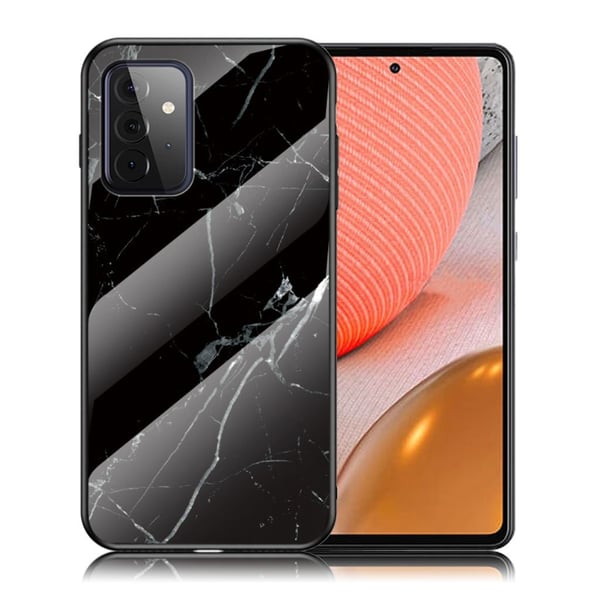 Fantasy Marble Samsung Galaxy A72 5G Deksel - Svart Klinkekule