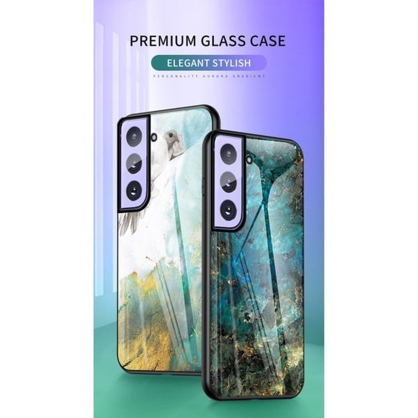 Fantasy Marble Samsung Galaxy S21 suojakuori - Emerald Jack Ball - Emerald Jack Ball