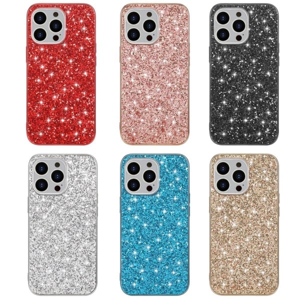 Glitter iPhone 13 Pro Suojakotelo - Punainen