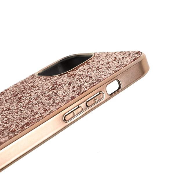 Glitter iPhone 13 Mini Etui - Rose Gull