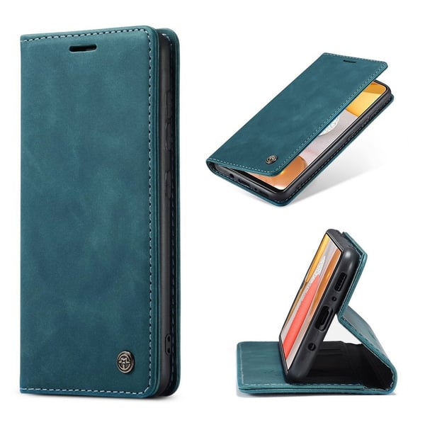 CaseMe Samsung Galaxy S21 Plus Vintage Case - Sininen