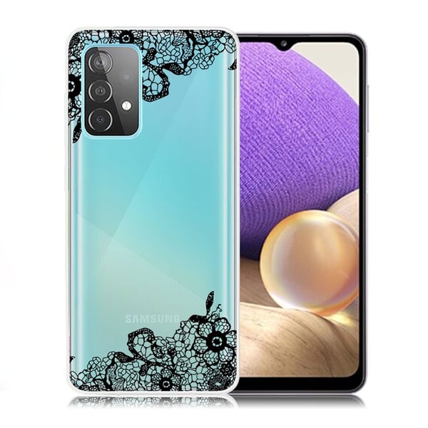 Deco Samsung Galaxy A32 5G kotelot - Pitsi Kukka Deco Samsung Galaxy A32 5G kotelot - Pitsi Kukka