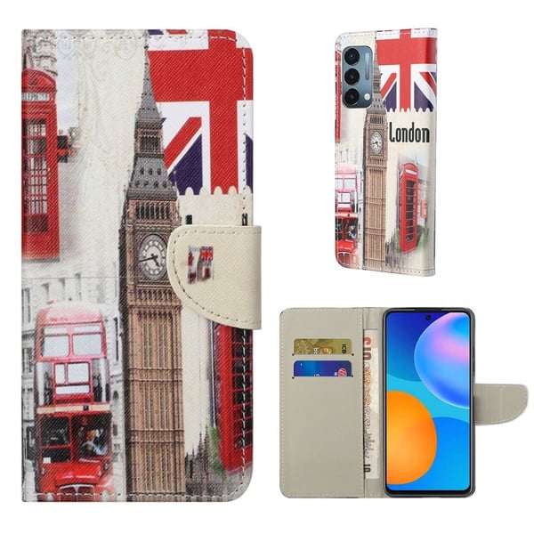 Wonderland OnePlus Nord N200 5G flip-etui - Londontårn