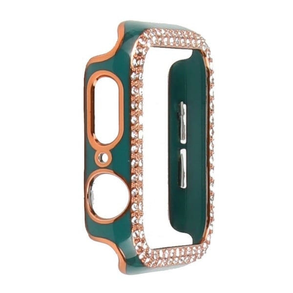 Apple Watch 40 mm tofarget strassdeksel - Grønn / Grønn