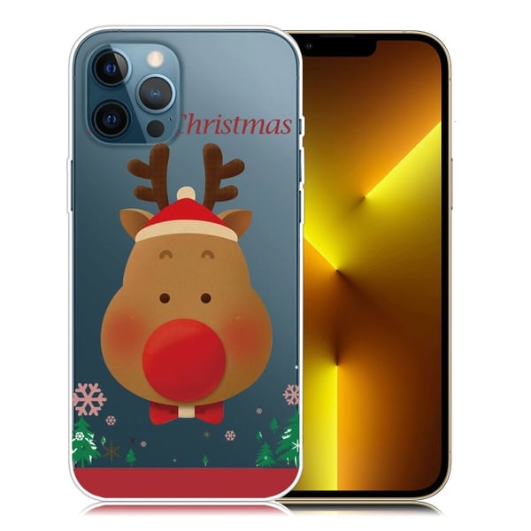 Juleveske til iPhone 13 Pro Max - Sky Hjort