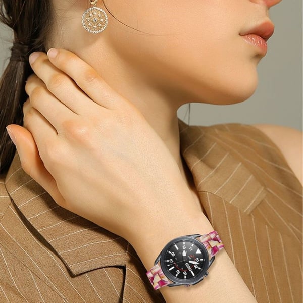 Samsung Galaxy Watch 3 (45 mm) harpiksfarget klokkerem - Rød Blanding