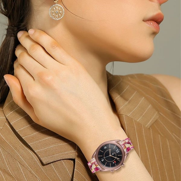 Samsung Galaxy Watch 3 (41 mm) harpiksfarget klokkerem - Rød Blanding