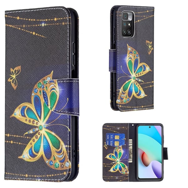 Wonderland Xiaomi Redmi 10 Prime / Redmi 10 Flippetui - Jewelry Sommerfugler