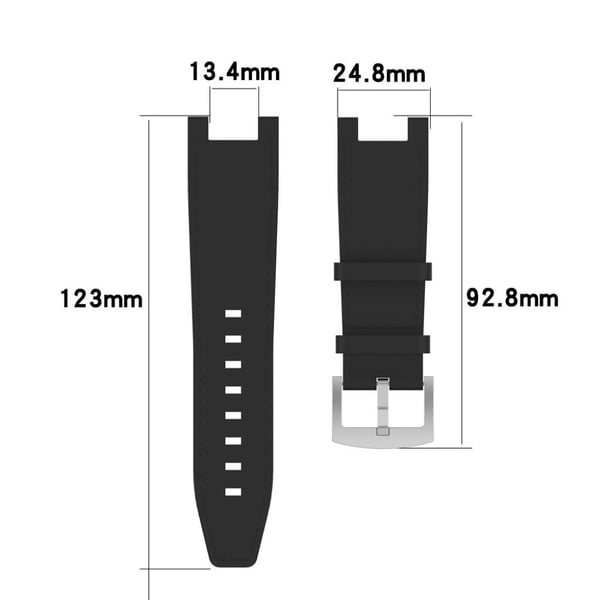 Amazfit T-Rex koskind læder rem - sort