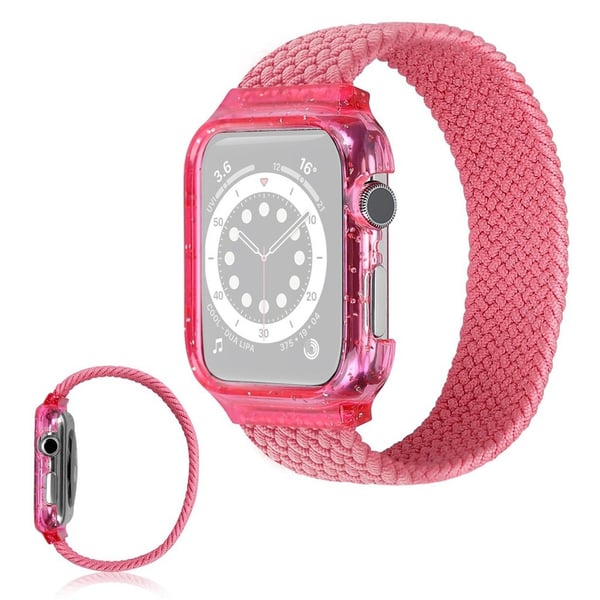Apple Watch Series 6 / 5 44mm nauhakellonauha - Pinkki / Koko: L Apple Watch Series 6 / 5 44mm nauhakellonauha - Pinkki / Koko: L