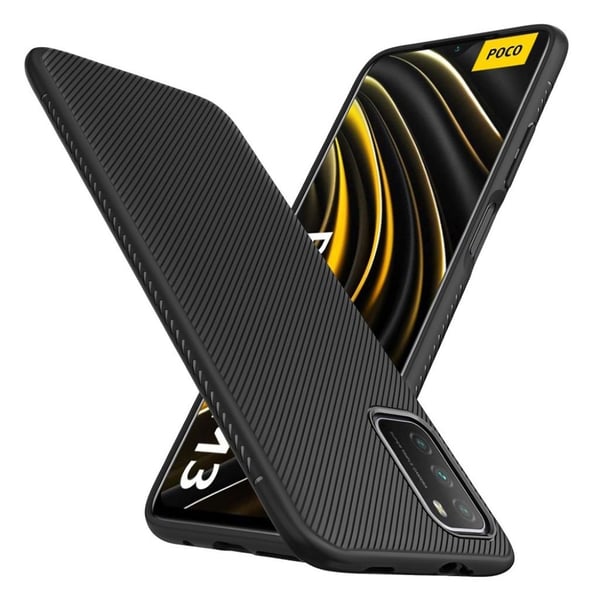 Jazz Xiaomi Poco M3 Etui - Svart