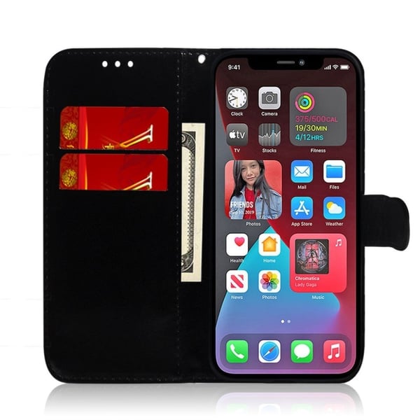 Mirror iPhone 13 Pro flip-etui - Blå