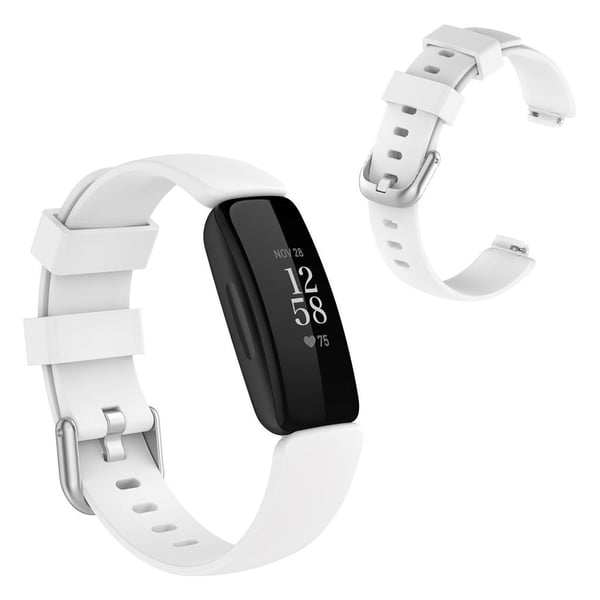 Fitbit Inspire 2 simple rem - hvid / Størrelse: L Fitbit Inspire 2 simple rem - hvid / Størrelse: L