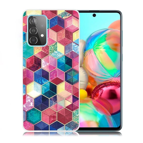 Deco Samsung Galaxy A72 5G kotelot - Värikäs Kuvio