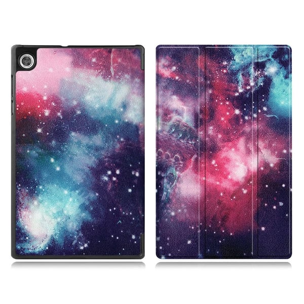 Lenovo Tab M10 HD Gen 2 Trippelt Mønster Lær Flippetui - Starry Sky