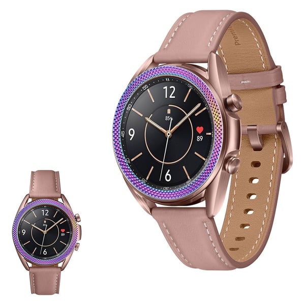 Samsung Galaxy Watch 3 (41 mm) urskive med rhinestone-dekor - Flerfarget