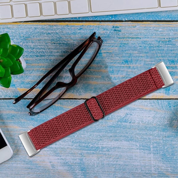 Fitbit Charge 3 nylonklokkerem i sportsstil - Rød