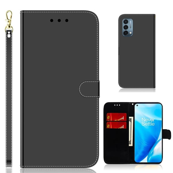 Mirror etui til OnePlus Nord N200 5G - Sort