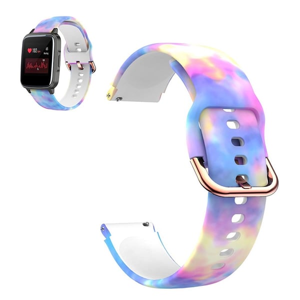 Haylou SmartWatch LS01 unik mønsterklokkerem i silikon - Godteri Farge