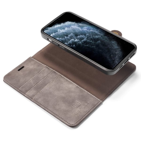 DG.MING iPhone 13 Pro 2-i-1 etui med pung - Brun