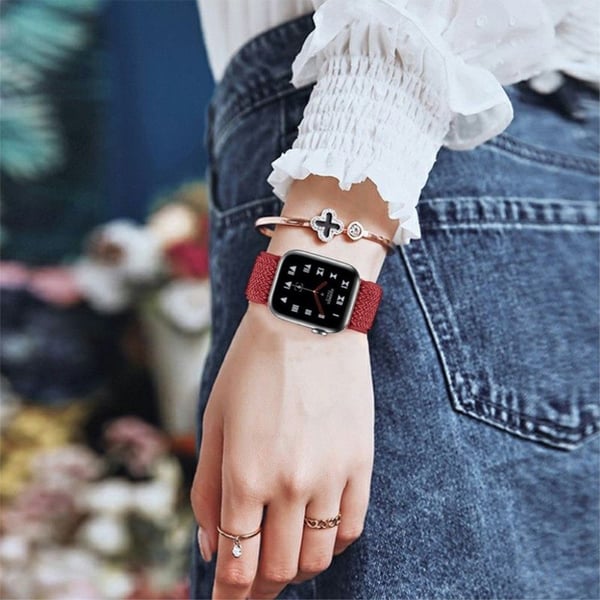 Apple Watch 40 mm klokkerem i nylondesign - Rød