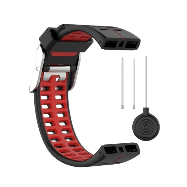 Polar V800 bi-farve silikone rem - sort / rød