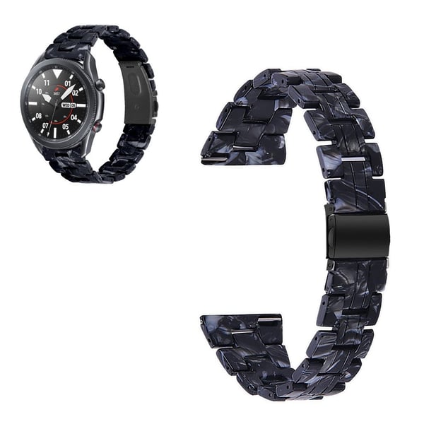 Samsung Galaxy Watch 3 (45 mm) harpiksfarget klokkerem - Black Mix