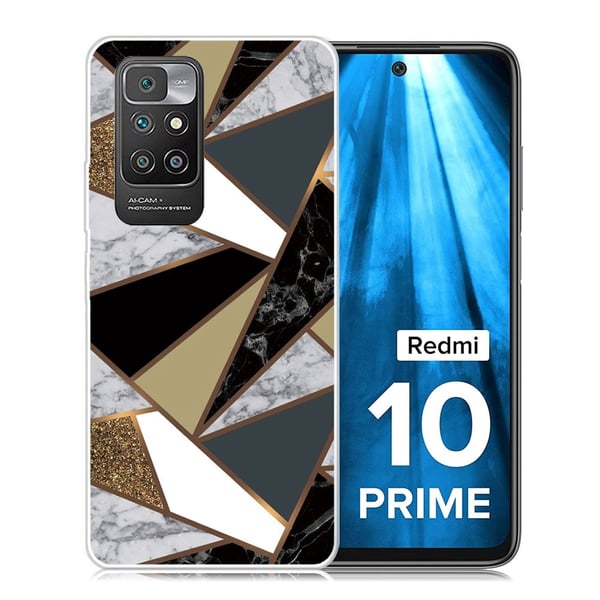 Marble Xiaomi Redmi 10 Prime / Redmi 10 Etui - Earthly Klinkekule Fragmenter