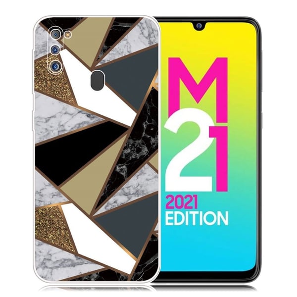 Marble Samsung Galaxy M21 2021 Etui - Earthly Klinkekule Fragmenter