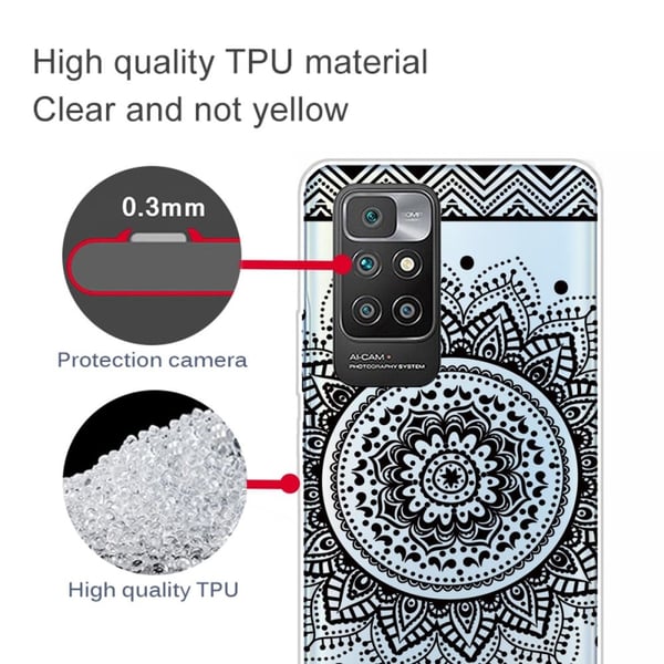 Marble Xiaomi Redmi 10 Prime / Redmi 10 Etui - Mandala Blomst