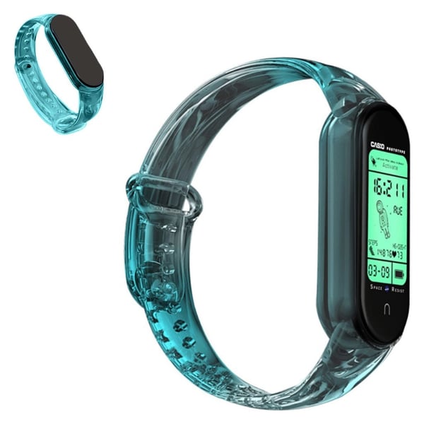 Xiaomi Mi Smart Band 6 / 5 unik fargeendring klokkerem - Blå