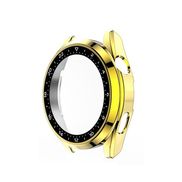 Huawei Watch 3 scale design frame + tempered glass screen protector - Gold