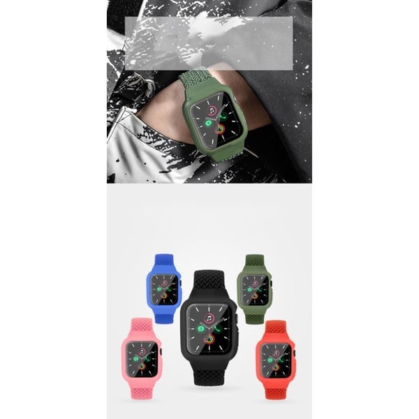 Apple Watch Series 6 / 5 44mm enkel nylonklokkebånd - Blå / Blå